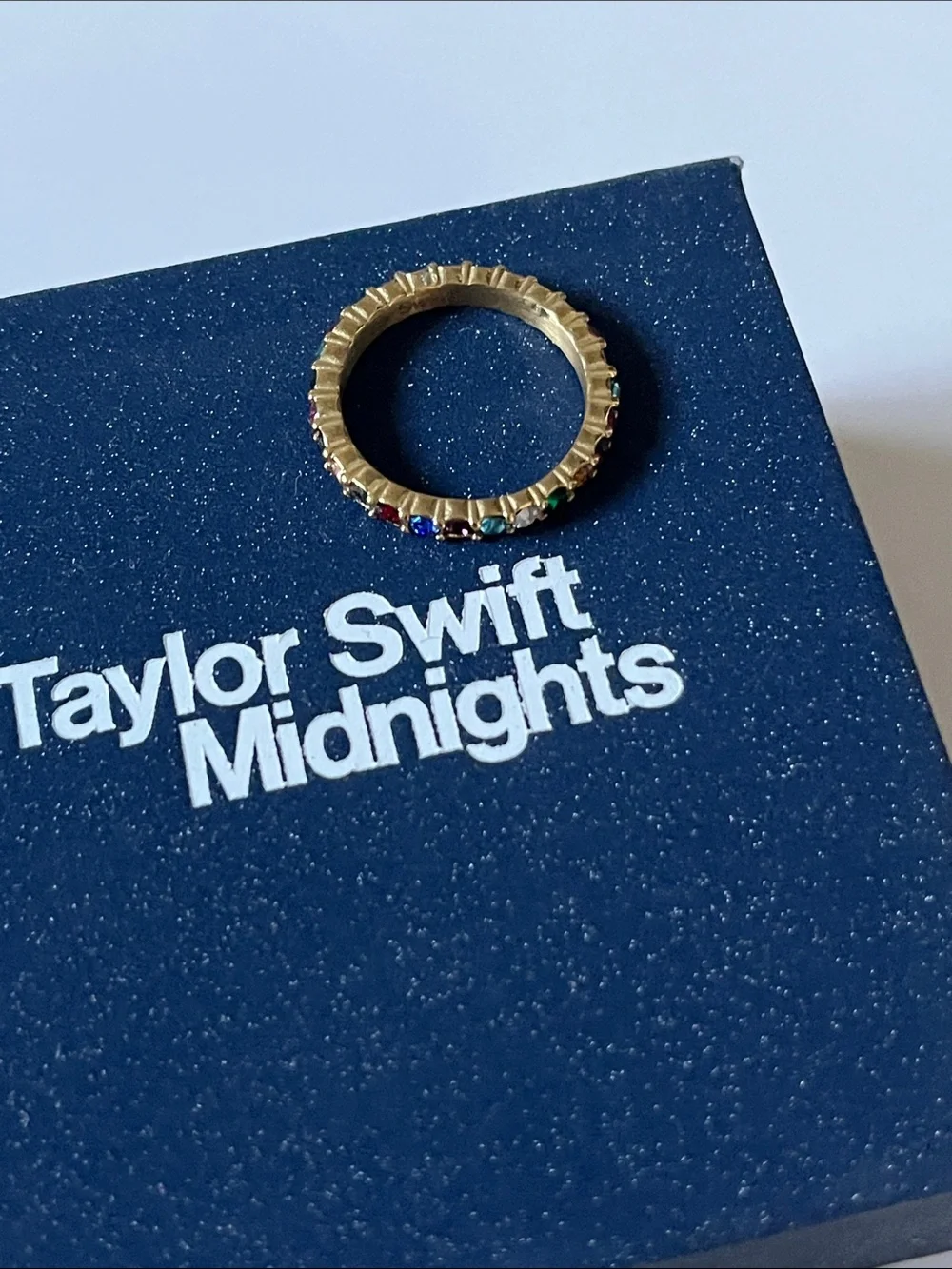 Taylor Swift Midnights Bejeweled Gem Stack Ring size 6